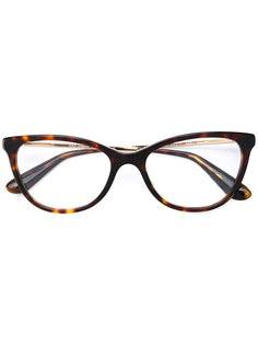 очки в оправе "кошачий глаз" Dolce & Gabbana Eyewear
