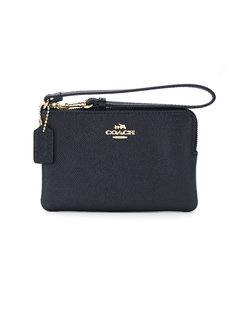 Bolsa de mão de couro modelo Small Wristlet Coach