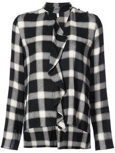 Long Sleeve Cascade Blouse Derek Lam 10 Crosby
