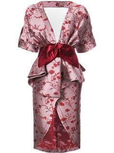 printed wrap coat  Johanna Ortiz