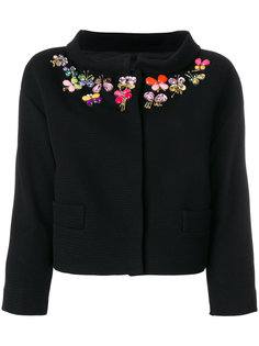 декорированный укороченный жакет Boutique Moschino