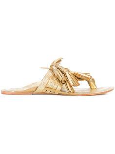 tassel flat sandals Figue