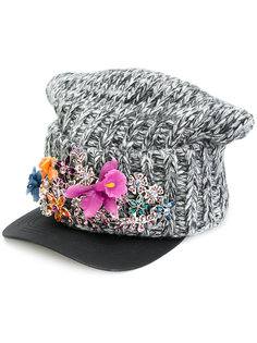 embellished flower cap Dsquared2