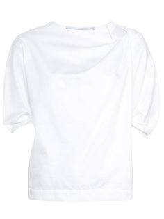 slanted neckline blouse Rosetta Getty