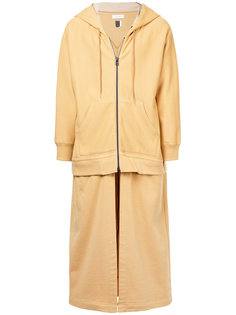 hooded longline jacket Facetasm