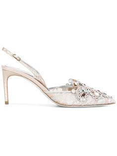 embellished slingback pumps René Caovilla