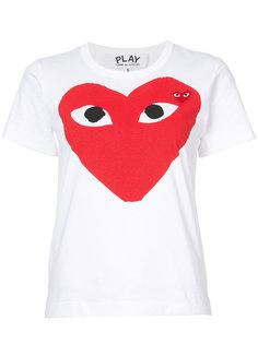 heart print T-shirt Comme Des Garçons Play