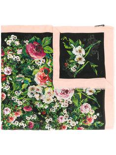 платок с цветочным принтом Dolce & Gabbana