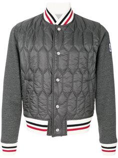 quilted stripe detail bomber jacket Moncler Gamme Bleu