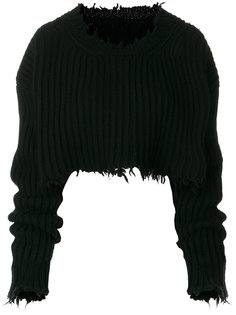 ribbed cropped sweater Unravel Project