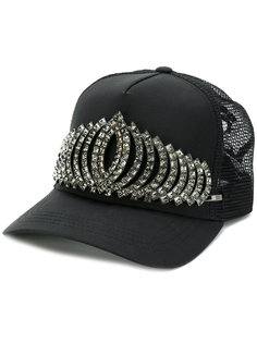 бейсболка с украшением  из кристаллов  Dsquared2