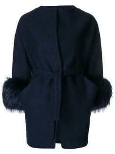 fur cuffs coat  Ava Adore