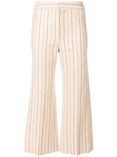 укороченные брюки в полоску  Isabel Marant