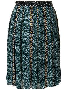 плиссированная юбка миди с цветочным принтом Proenza Schouler