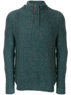 waffle collared cashmere jumper N.Peal