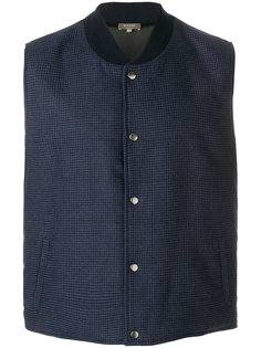 woven front cashmere gilet N.Peal