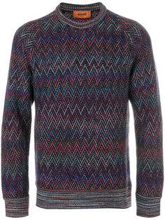 свитер с зигзагообразным узором Missoni