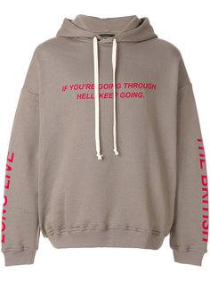 толстовка с принтом слогана Represent