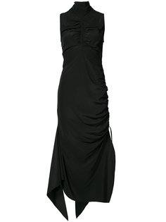 high neck ruched dress  Solace