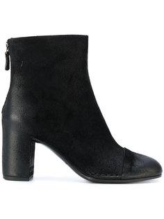 zipped ankle boots Del Carlo