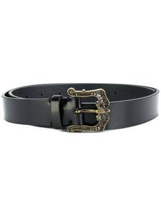antique buckle belt Jil Sander Navy