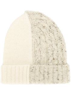 two-tone beanie Maison Margiela