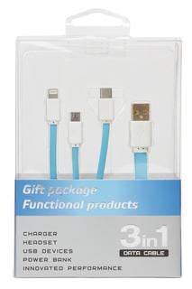 Кабель USB 3 в 1 MOBYLOS