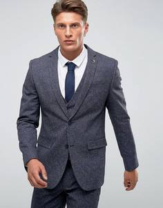 Приталенный пиджак Farah - Темно-синий