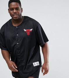 Сетчатая футболка Mitchell & Ness PLUS - Черный
