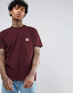 Футболка классического кроя с карманом Carhartt WIP - Красный