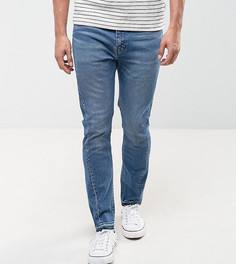 Светлые выбеленные джинсы скинни Levis 510 - Синий