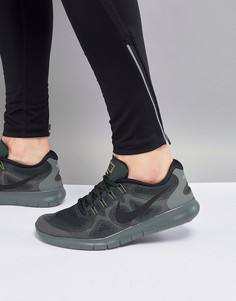 Зеленые кроссовки Nike Running Free RN 2017 880839-301 - Зеленый