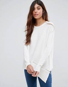 Джемпер с молнией Vero Moda - Белый