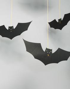 Декоративное подвесное украшение в виде летучих мышей Meri Meri Halloween - Мульти