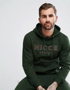 Худи с фирменным логотипом Nicce London - Зеленый