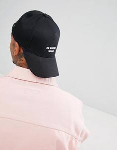 Черная бейсболка с вышивкой 22 Missed Calls ASOS - Черный