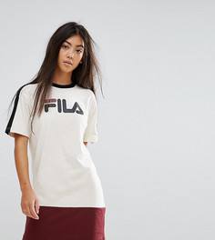 Платье-футболка в стиле колор блок с логотипом Fila Petite - Мульти