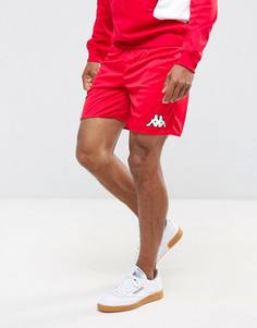 Спортивные шорты с логотипом Kappa - Красный