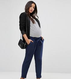 Брюки-галифе с поясом‑оби ASOS MATERNITY - Темно-синий