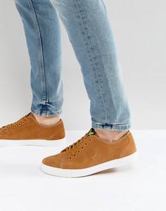 Замшевые кеды табачного цвета Lyle & Scott - Коричневый