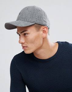 Серая кепка с добавлением шерсти и логотипом Jack Wills Collier - Серый