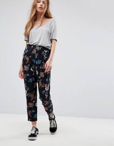Брюки-галифе с цветочным принтом ASOS - Мульти