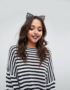 Кружевной ободок на голову Missguided Halloween - Черный