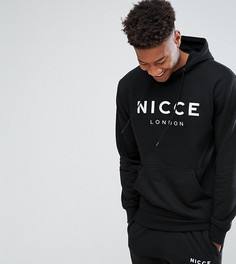Худи черного цвета с логотипом Nicce London TALL - Черный