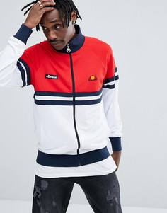 Спортивная куртка в стиле колор блок Ellesse - Красный