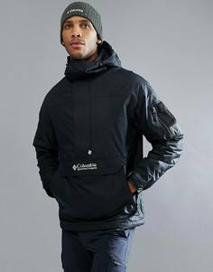 Черная утепленная куртка-пуловер с капюшоном Columbia Challenger - Черный
