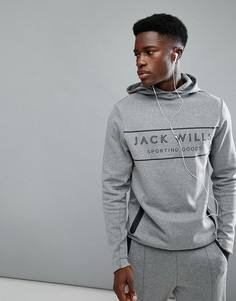 Худи серого цвета Jack Wills Sporting Goods Esmond - Серый