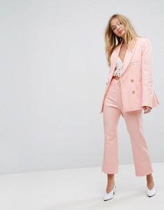 Укороченные расклешенные брюки Millie Mackintosh - Розовый
