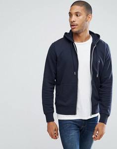 Темно-синий худи на молнии Tommy Hilfiger - Темно-синий