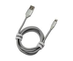 Аксессуар Hardiz Tetron MFI Lightning to USB Cable Silver HRD505201